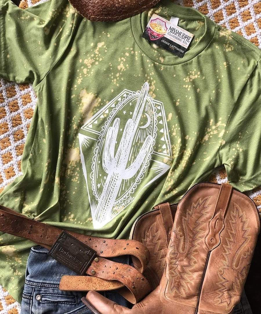 Bleached Midnight Catus Tshirt