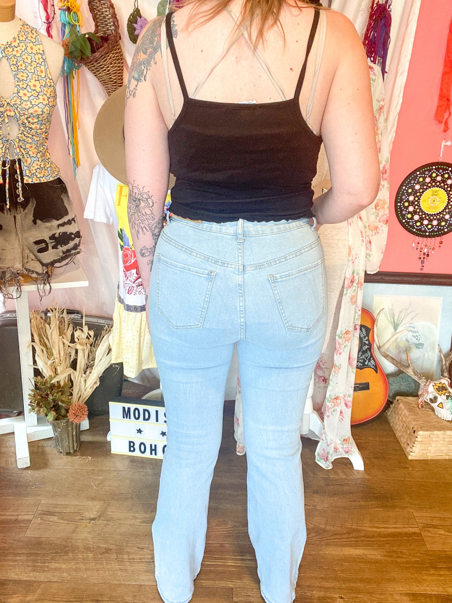 New Dawn Lightwash Flare Jeans