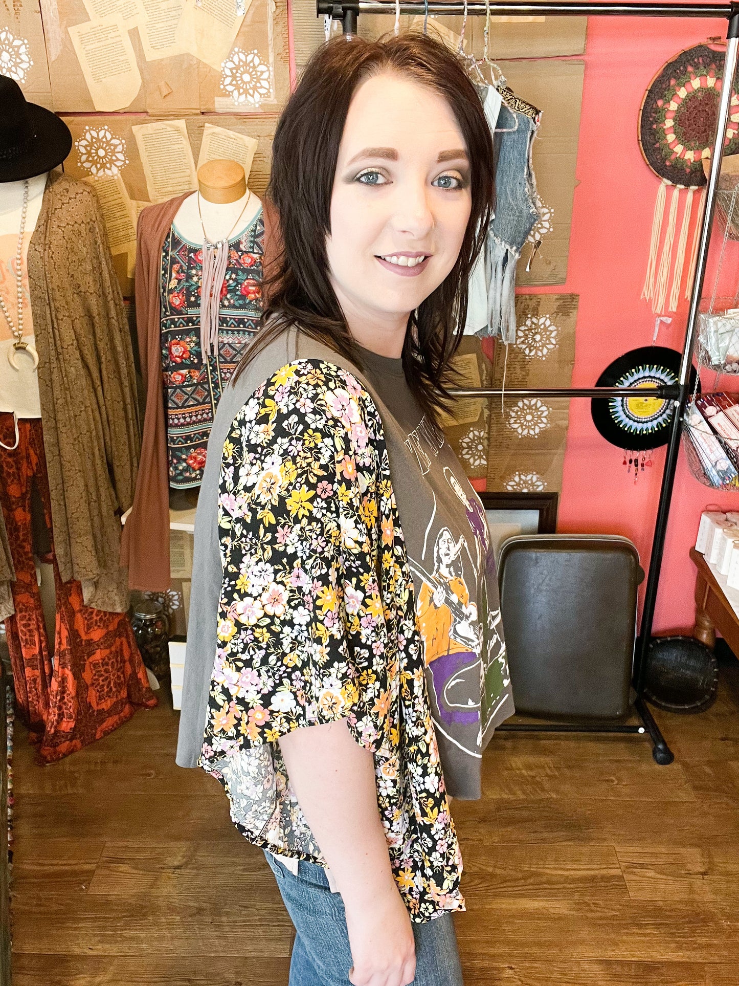 The who upcycled Poncho Tshirt