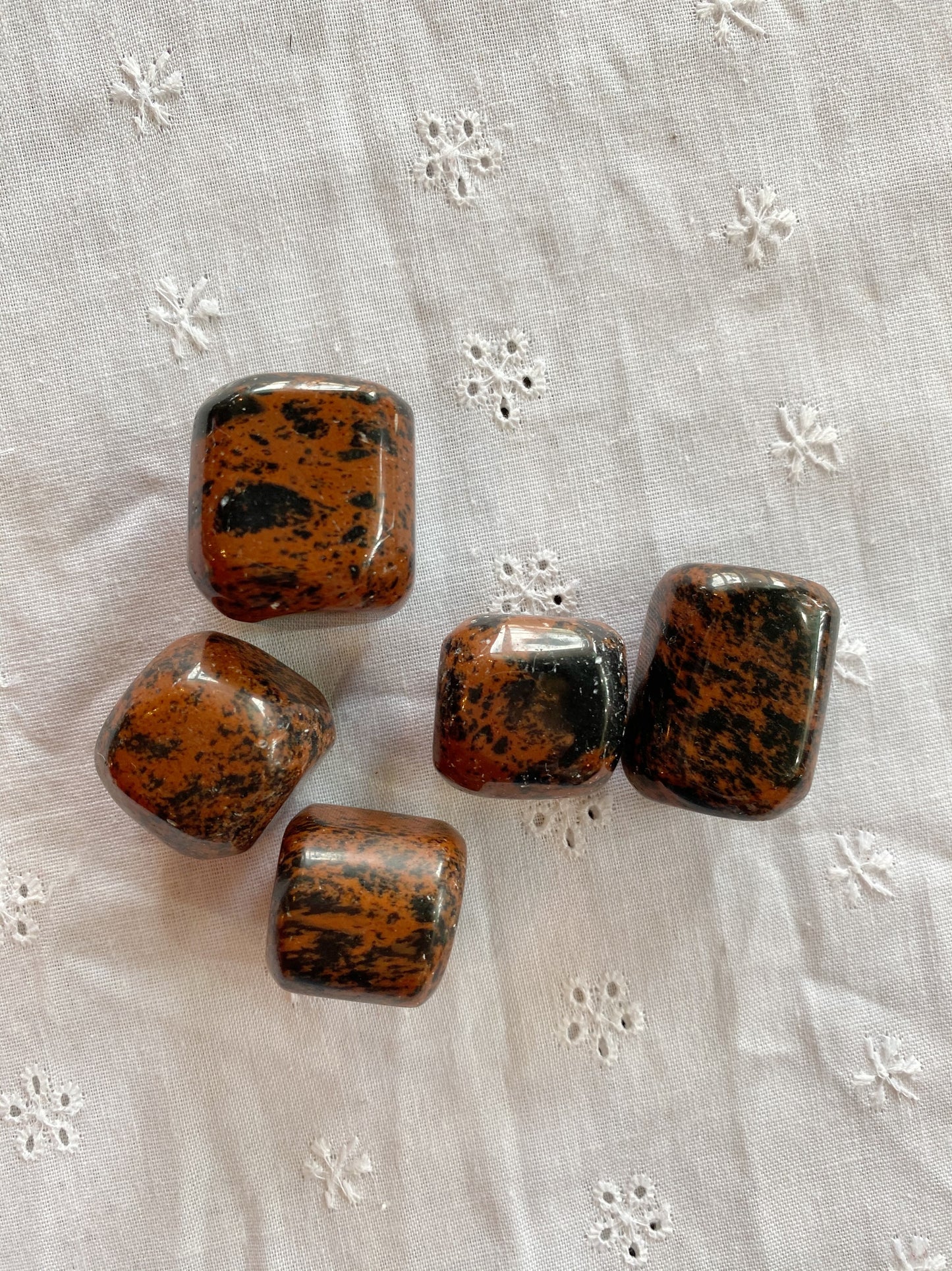 Mahogany Obsidian Tumbled Stones