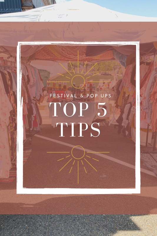 My First Outside Pop Up Event and My Top 5 Tips on Doing Festivals