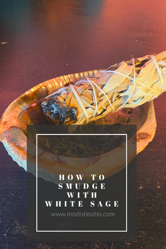 How to smudge using white sage bundle
