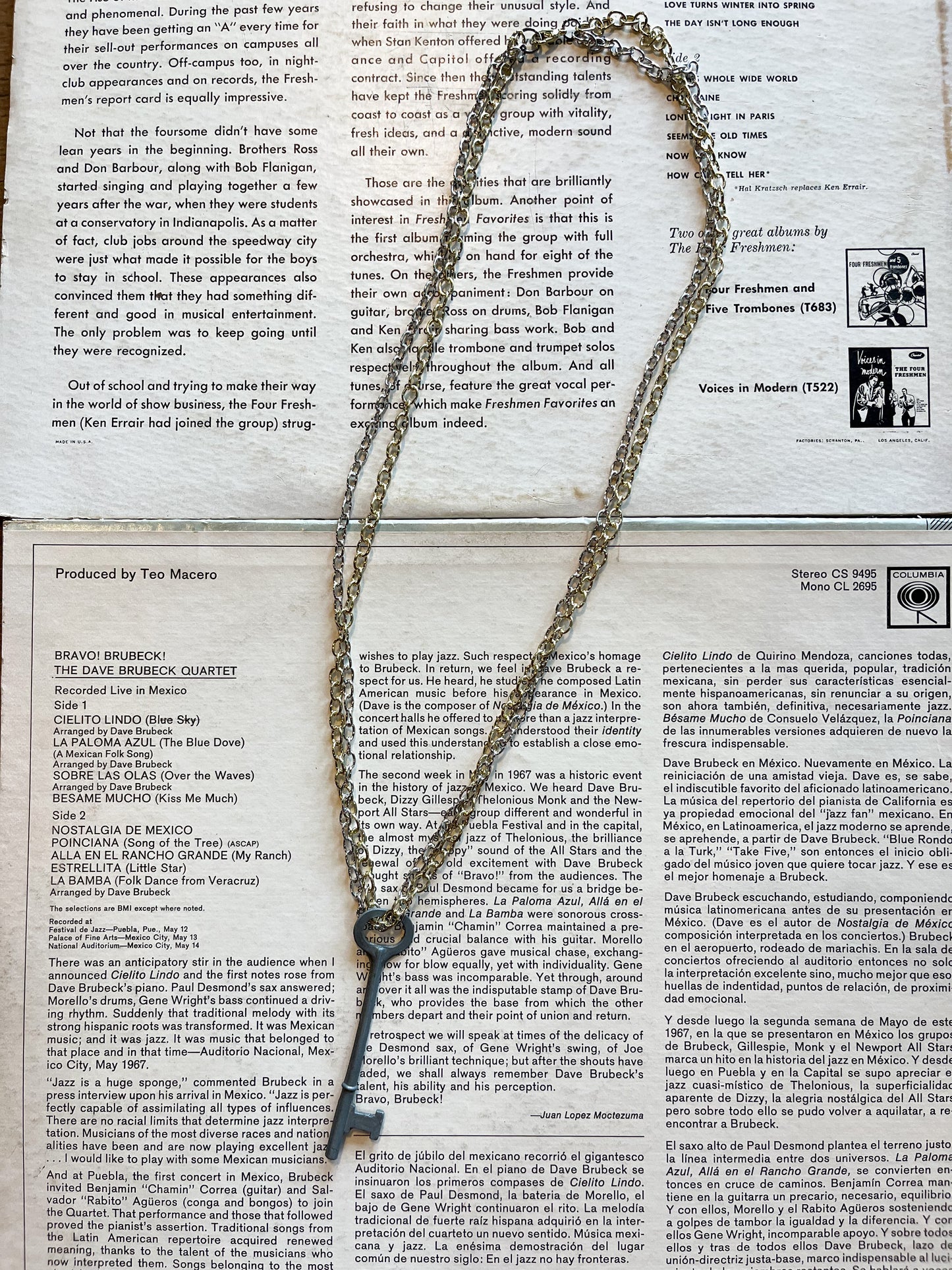 Gatekeeper Upcycled Vintage Key Chain Necklace