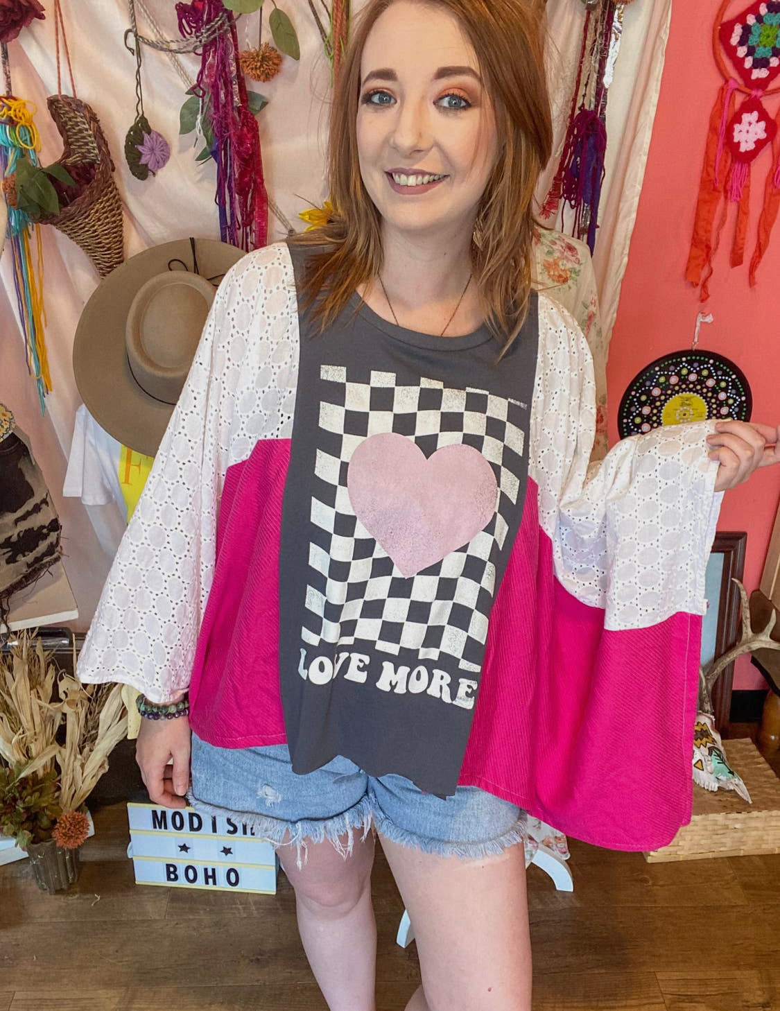 Make Your Own One of a Kind Poncho Graphic Tee