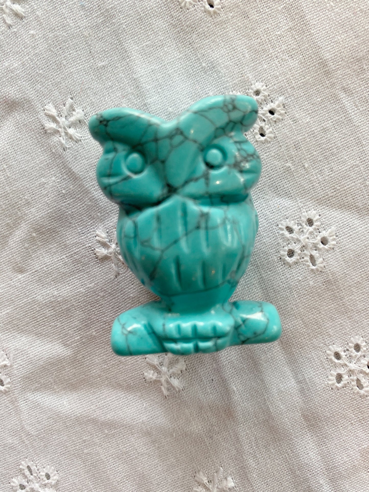 Turquoise Magnesite Owl Spirit Animal
