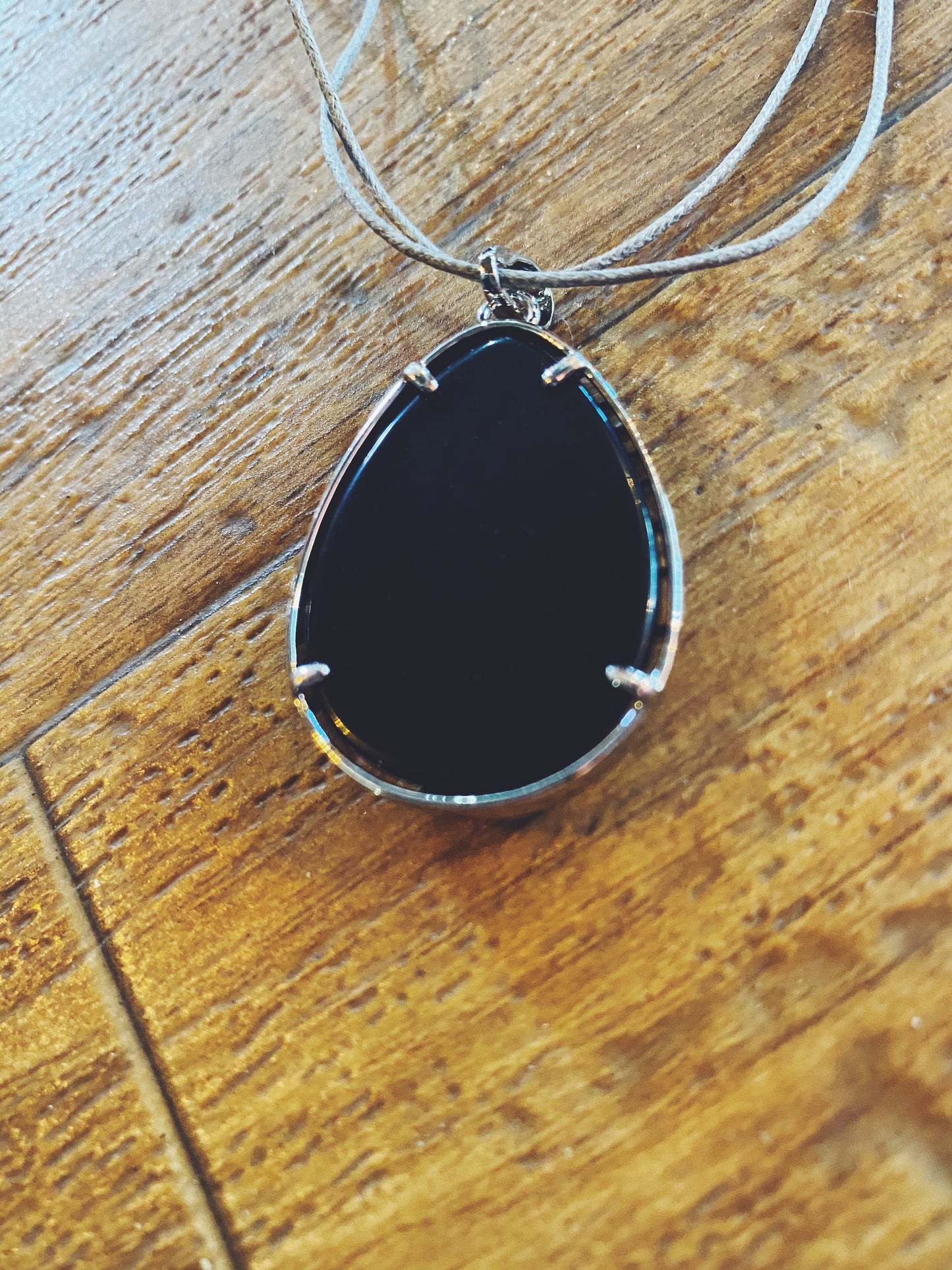 Obsidian Tree of life necklace